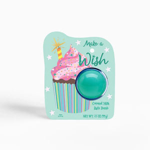 Birthday Cupcake Clamshell Bath Bomb - Make A Wish