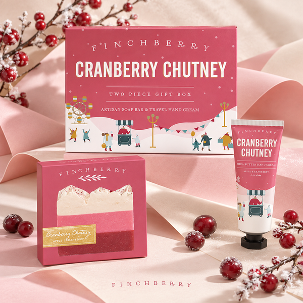 FinchBerry Holiday Cranberry Chutney - 2 Piece Gift Set