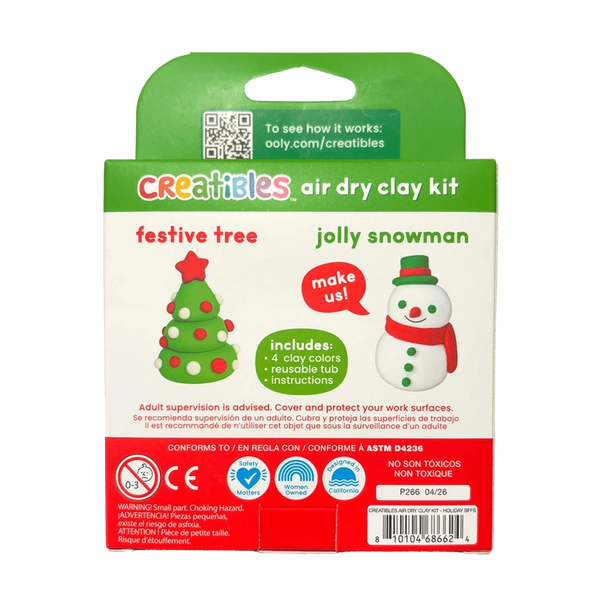 Creatibles: Air Dry Clay Kit - Holiday Bffs