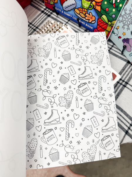 Merry & Bright Holiday Coloring Book