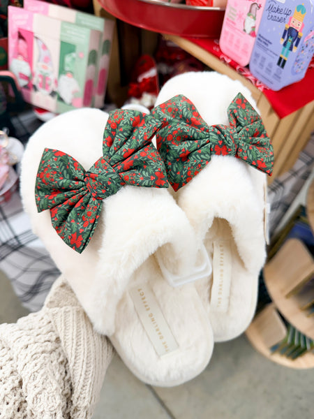 Betty Bow Slippers - A Merry Moment
