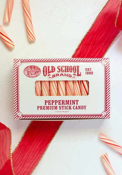 Old School Brand - Premium Peppermint Stick Candy