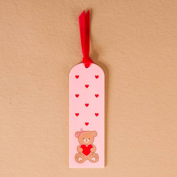 Acrylic Bookmark - Teddy Bear Hugs