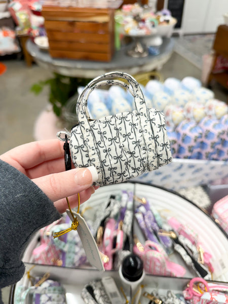 Simply Southern Quilted Mini Duffle Keychain