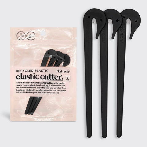 Eco-Friendly Elastic Cutters - 3 Piece Set • Black