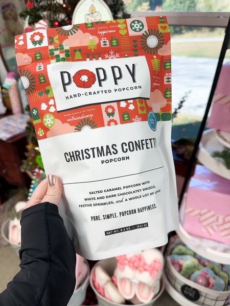 Poppy Handcrafted Popcorn - Christmas Confetti
