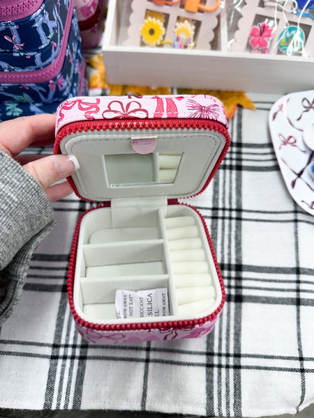Simply Southern Jewelry Case - Pink Bows