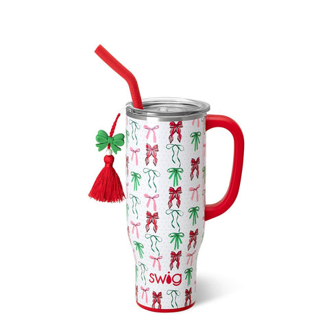 Swig 30 oz Mega Mug - Ribbons and Bows