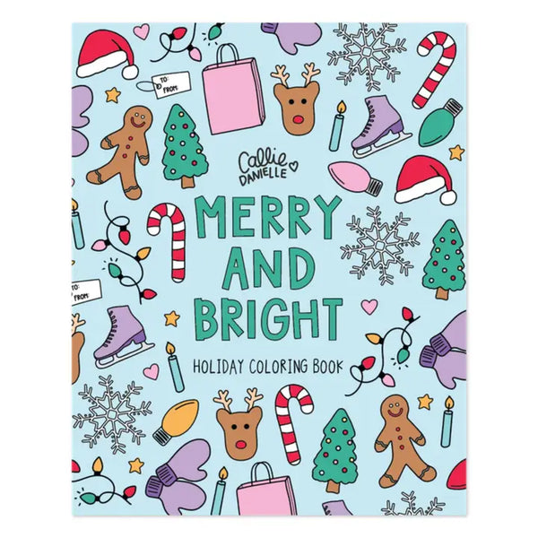 Merry & Bright Holiday Coloring Book