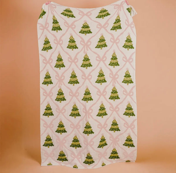 Cozy Dreams Luxe Blanket - Twinkling Trees