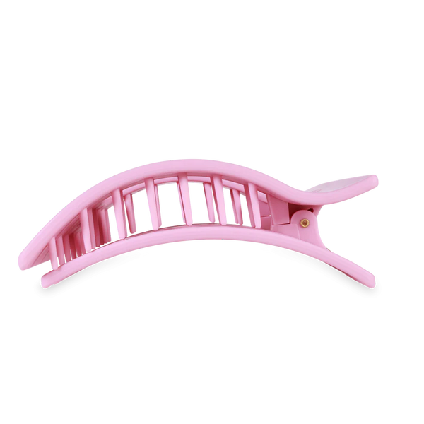 Teleties Flat Rectangle Hair Clip - Merry Pinkmas