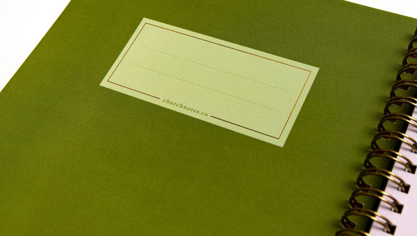 Church Notes Notebook - Blush Pink