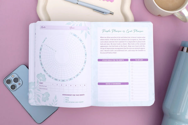 Bible Affirmations Habit Tracker Journal (Teen Girls)