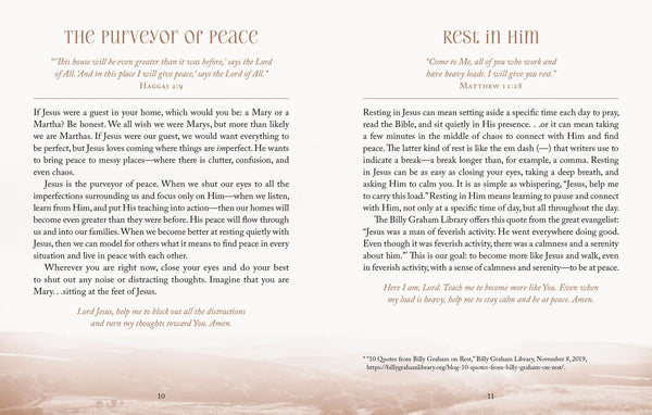 Quiet Moments at the Feet of Jesus