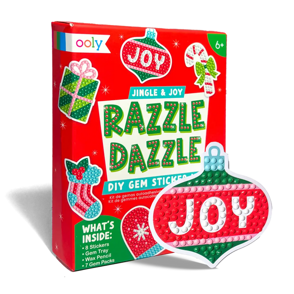 Mini Razzle Dazzle Diy Gem Sticker Kit - Jingle & Joy