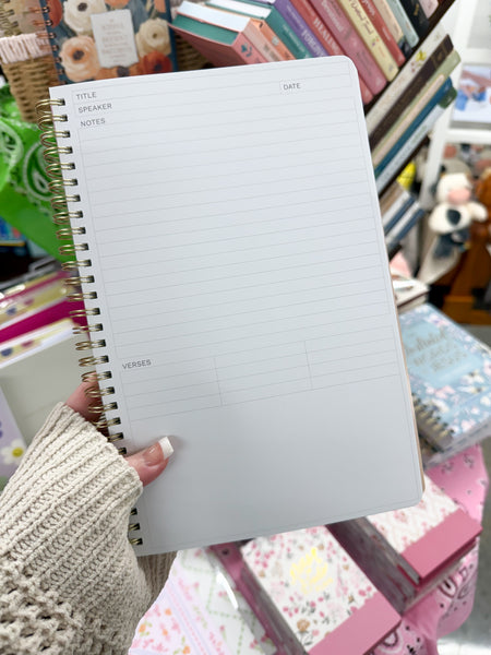 Church Notes Notebook - Quilted Patchwork by Callie Danielle