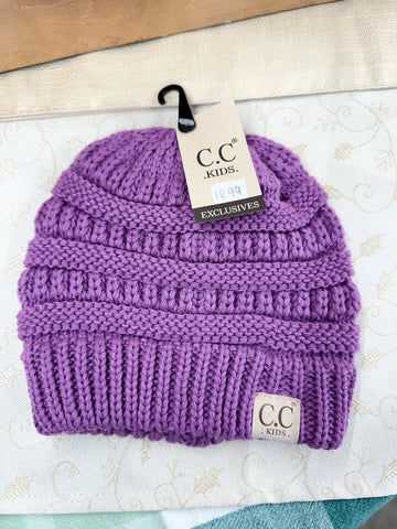 KIDS' Solid C.C Beanie
