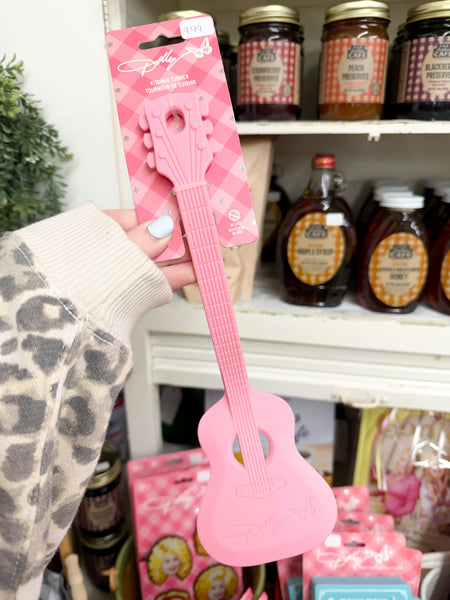 Dolly Parton Pink Guitar Spatula