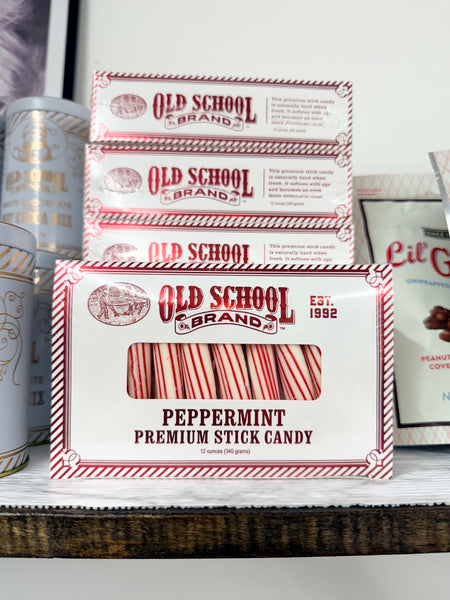 Old School Brand - Premium Peppermint Stick Candy