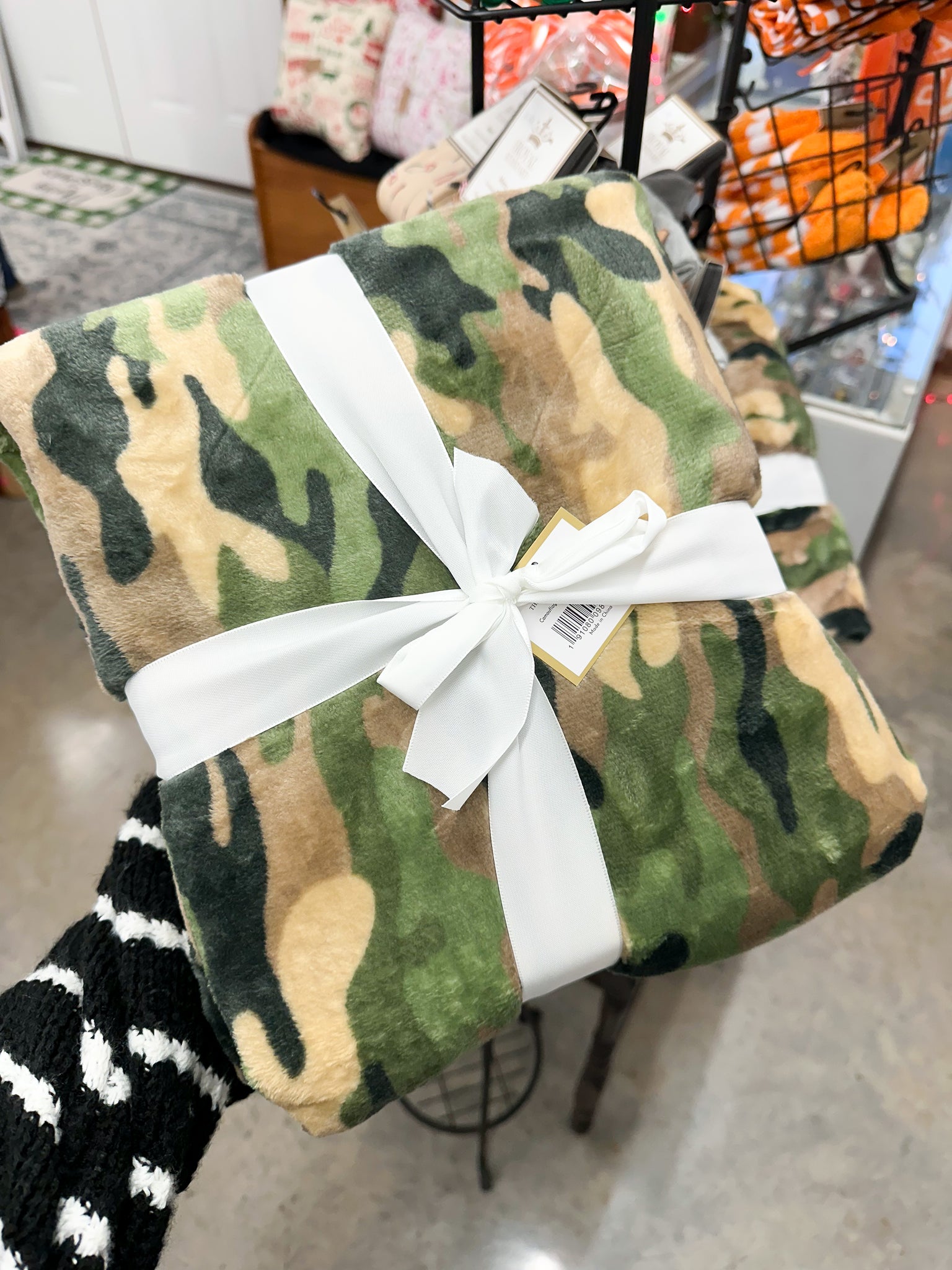 Camouflage Throw Blanket