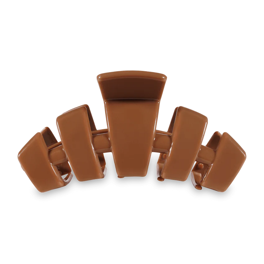 Teleties Classic Hair Clip | Caramel