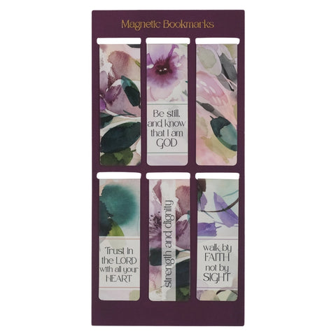 Bloom Like the Flowers Magnetic Bookmark Set