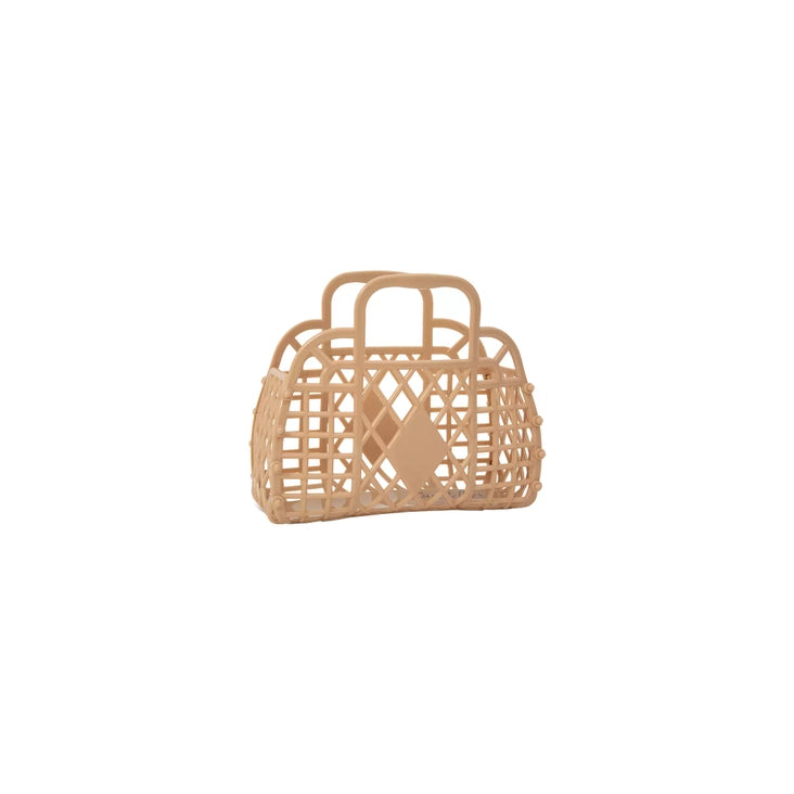 Retro Basket Jelly Bag - Mini - Latte