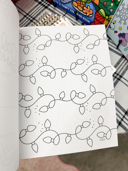 Merry & Bright Holiday Coloring Book
