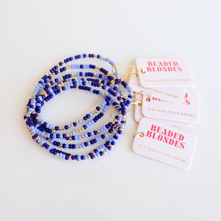 Beaded Blondes | Denim Sprinkle Bracelet