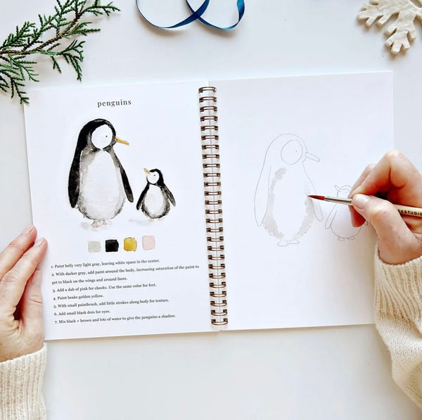 Winter Watercolor Workbook