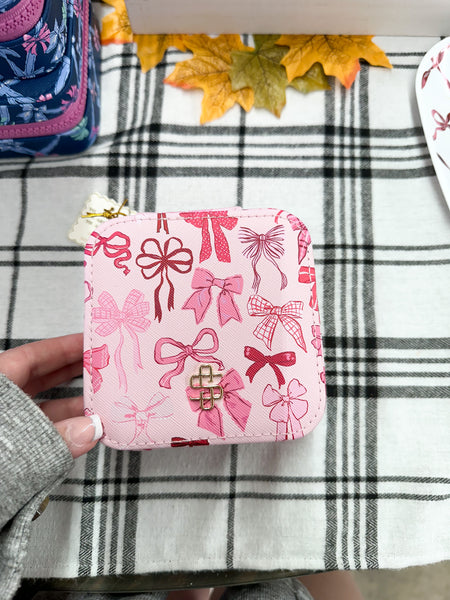 Simply Southern Jewelry Case - Pink Bows