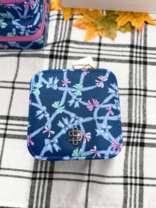 Simply Southern Jewelry Case - Blue Ribbons