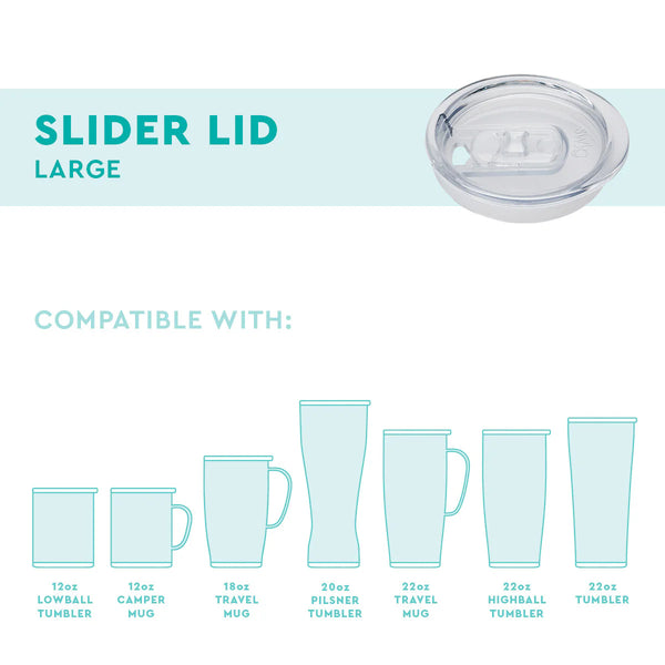 Swig Slider Lid - *CHOOSE YOUR SIZE*