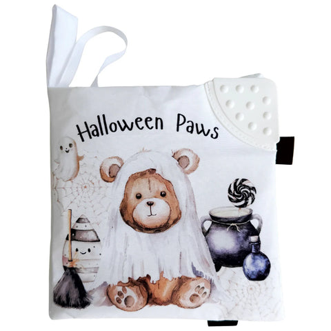 Ali+Oli Baby Cloth Crinkle Book – Halloween Paws