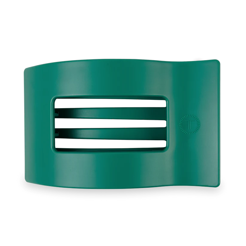 Teleties Flat Rectangle Hair Clip - Fir Real