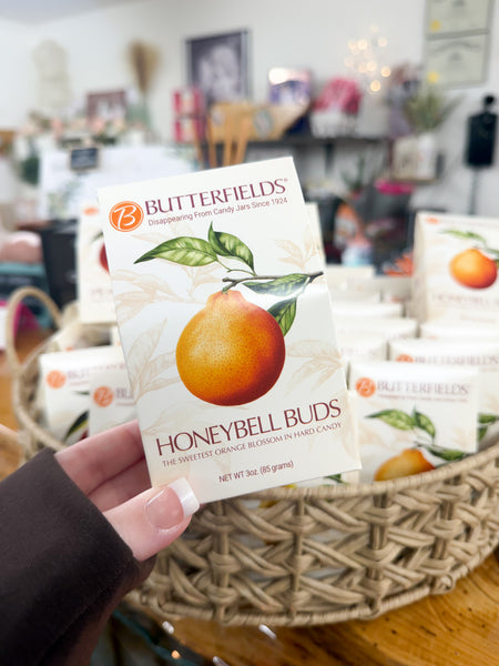 Butterfields Candy - 3oz Box • Honeybell Orange Buds