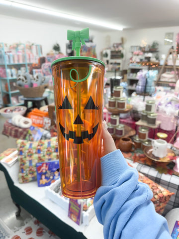 Swig 24oz Plastic Tumbler - Boo Crew Pumpkin
