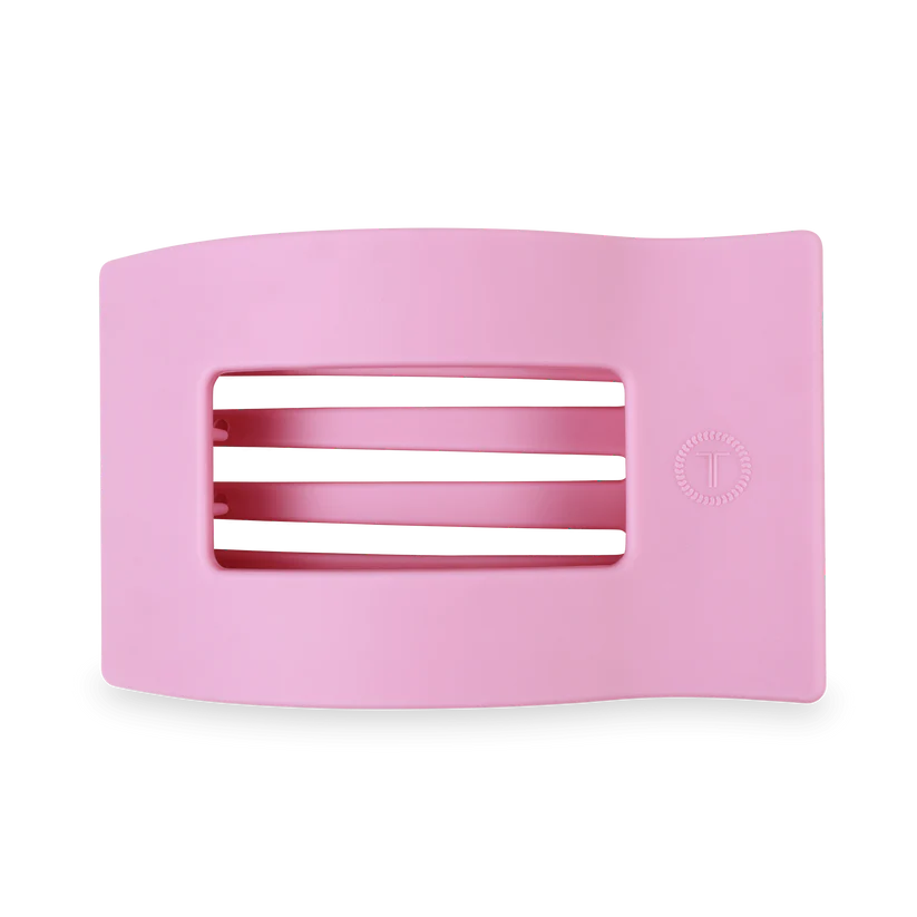Teleties Flat Rectangle Hair Clip - Merry Pinkmas