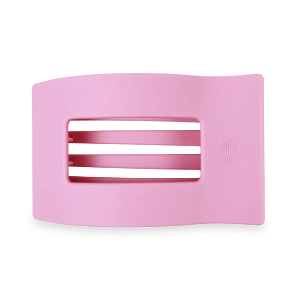 Teleties Flat Rectangle Hair Clip - Merry Pinkmas