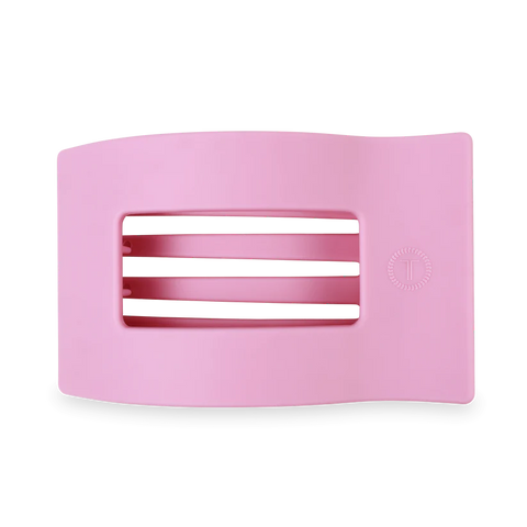 Teleties Flat Rectangle Hair Clip - Merry Pinkmas