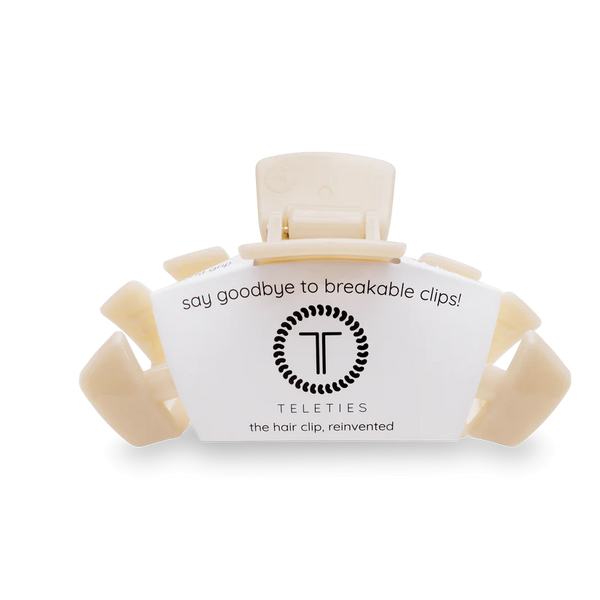 Teleties Classic Hair Clip - Almond Beige