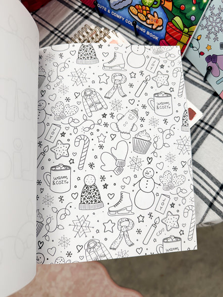 Merry & Bright Holiday Coloring Book