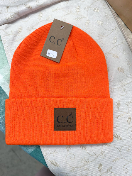Unisex Classic Oversized Logo CC Beanie