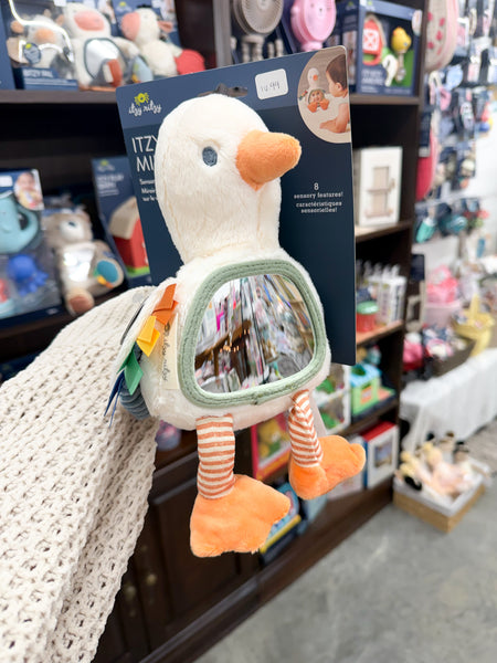 Itzy Bitzy Mirror™ Sensory Tummy Time Mirror - Goose