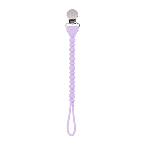 Sweetie Strap™ - Beaded Pacifier Clip | Purple Diamond