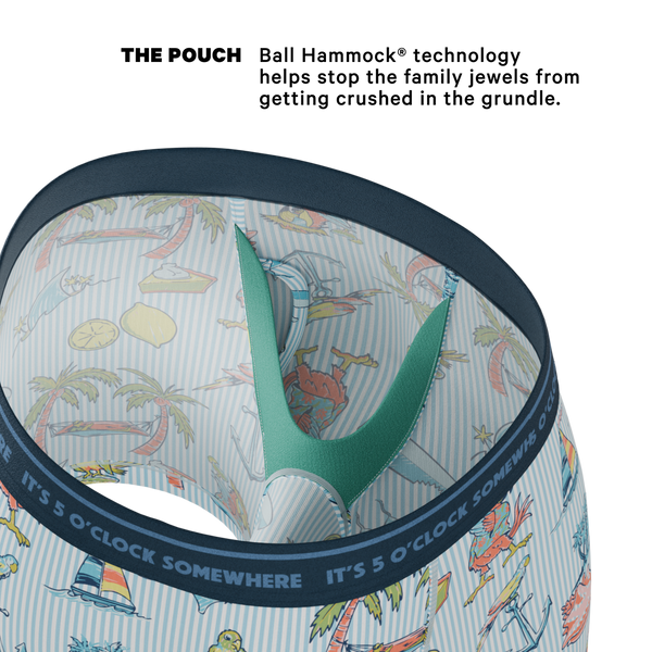 Shinesty x Margaritaville® Ball Hammock® Pouch Underwear With Fly - The Boat Drinks