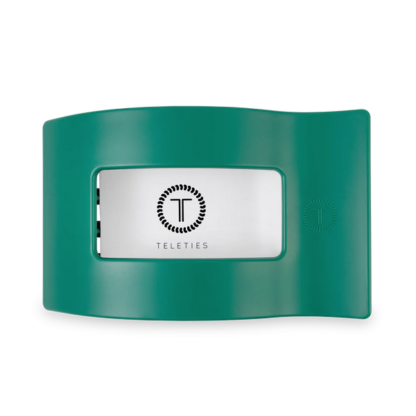 Teleties Flat Rectangle Hair Clip - Fir Real