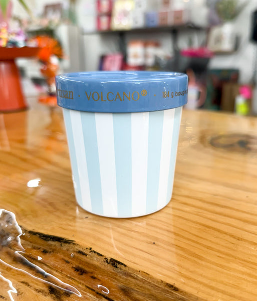 Capri Blue Volcano 6.5oz Gelato Cup Candle - Caffe Capri (Cabana Stripe)