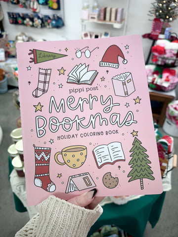 Merry Bookmas Holiday Coloring Book