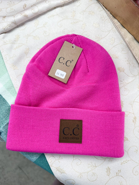 Unisex Classic Oversized Logo CC Beanie